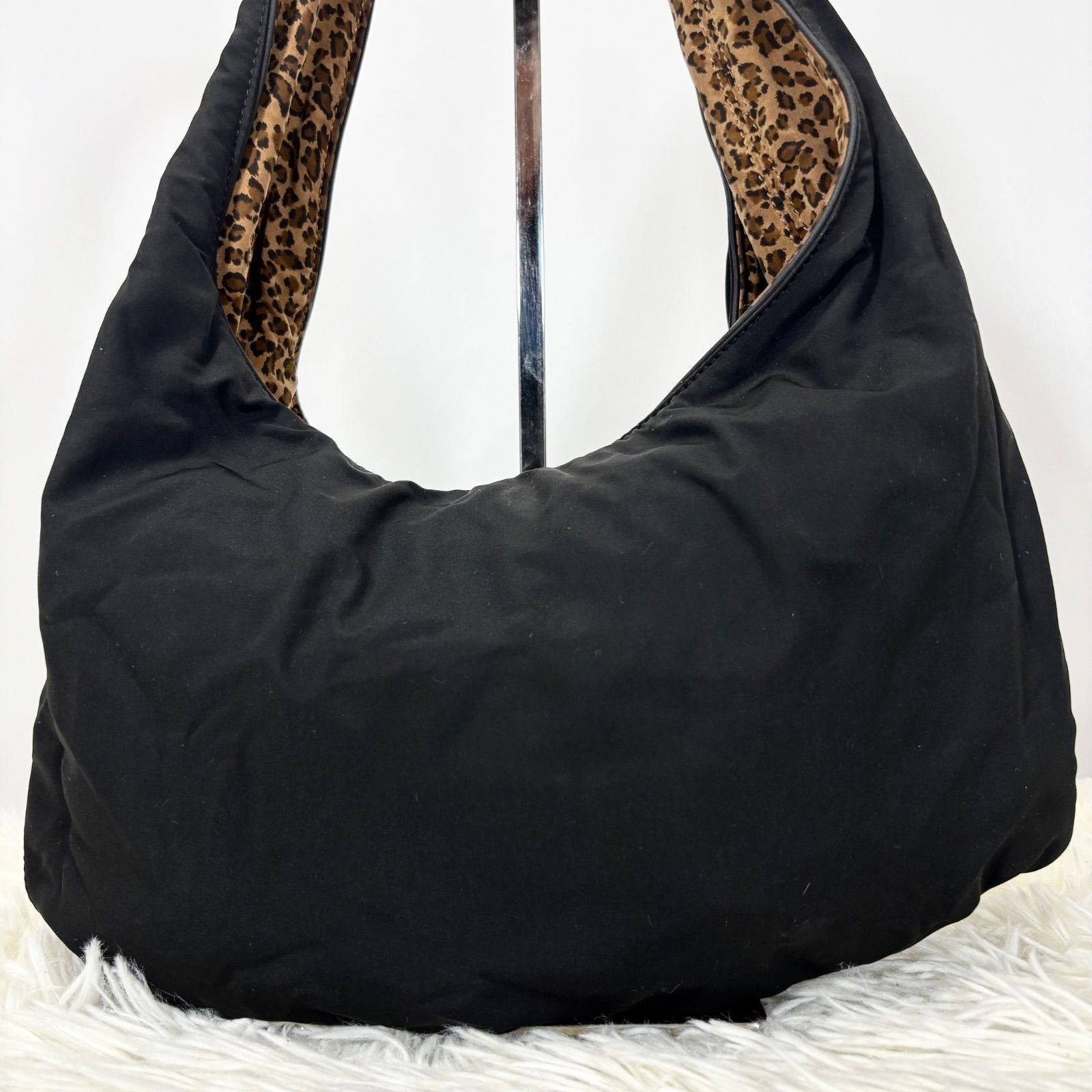 BOTTEGA VENETA Reversible Shoulder Bag Leopard Print With Accessories From Japan