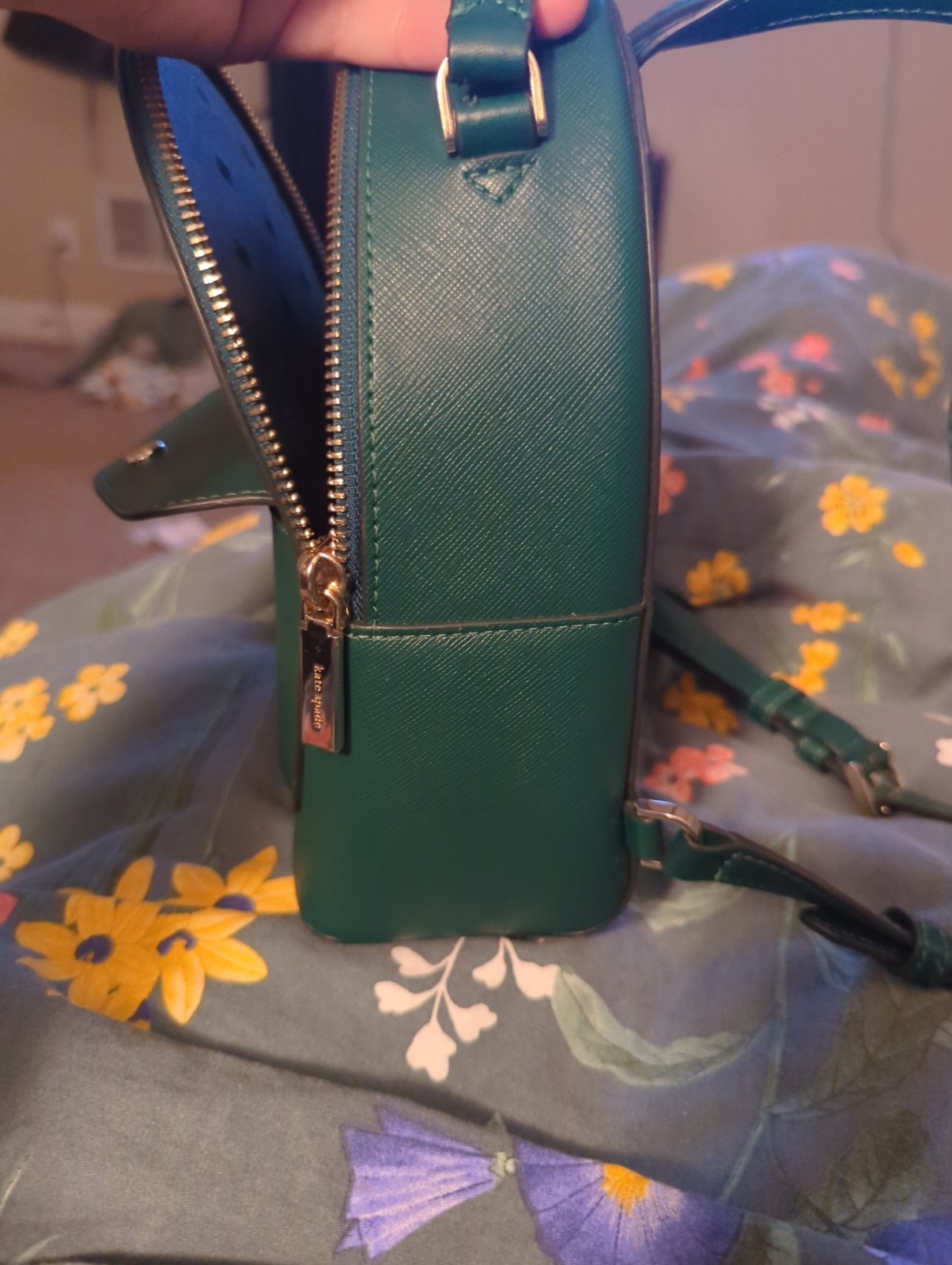 Kate Spade Mini Dark Green Backpack