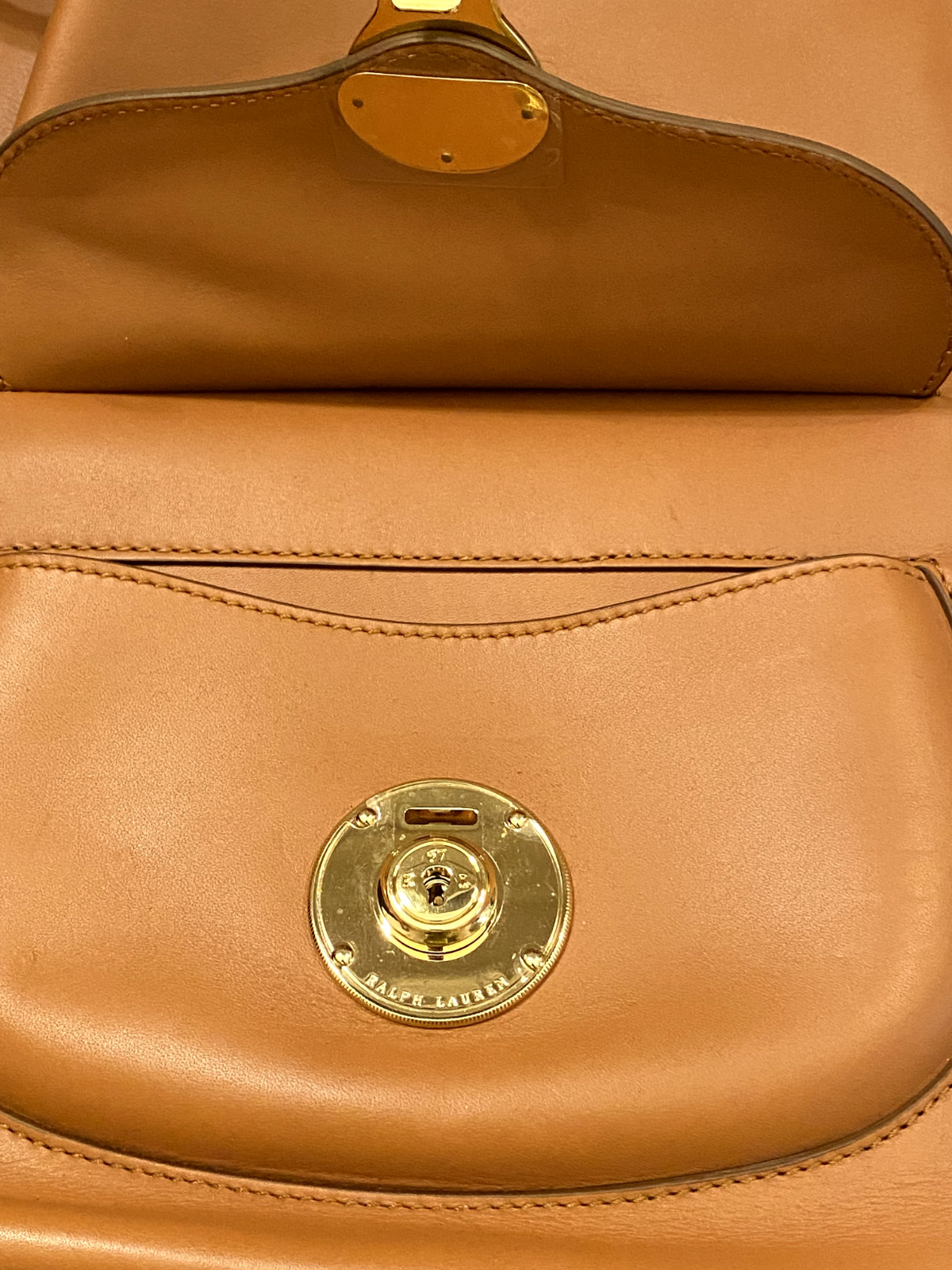 NEW RALPH LAUREN DRAWSTRING BUCKET BAG LEATHER HANDBAG ***(NO KEYS)*** ~ $2,500