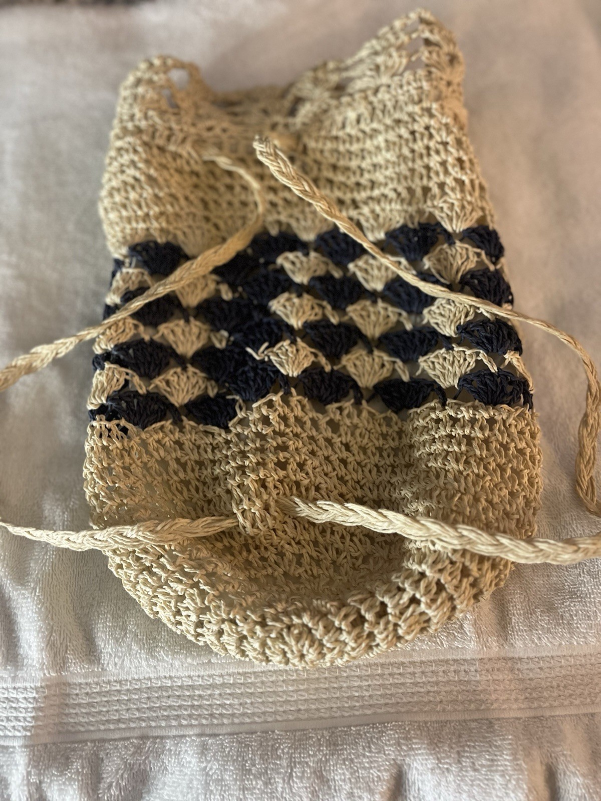 Backpack Bag/ BOHO Style/ Summer Bag/ Beach Bag/ Lightweight And Lined