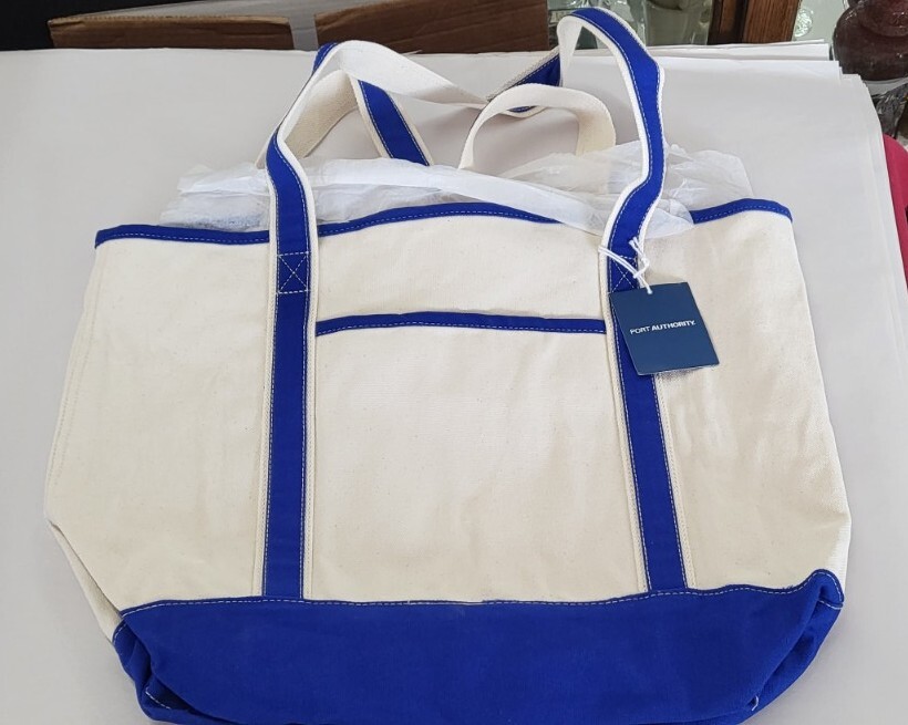 Port Authority Large Cotton Canvas Boat Tote NEW BG413