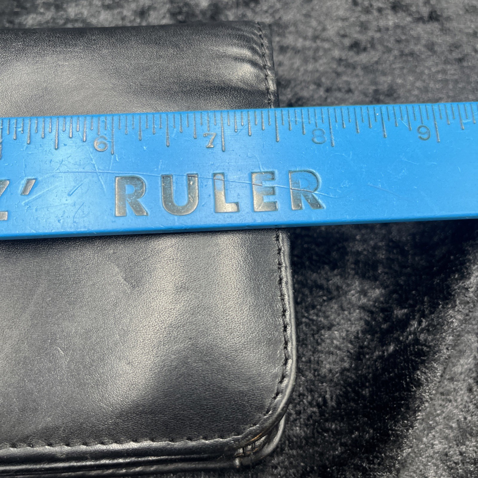 Butter Soft Leather Convertible Crossbody Clutch Demi Vtg Basic W Mirror Unique