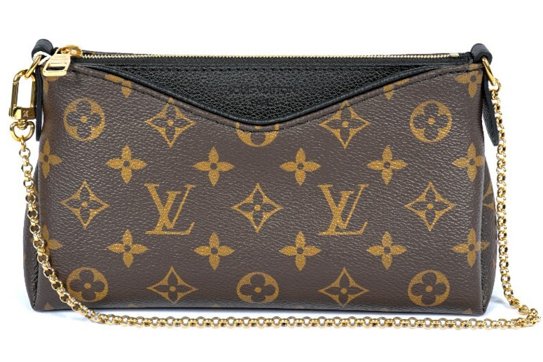 Louis Vuitton M41639 Monogram Pallas Clutch Shoulder Bag