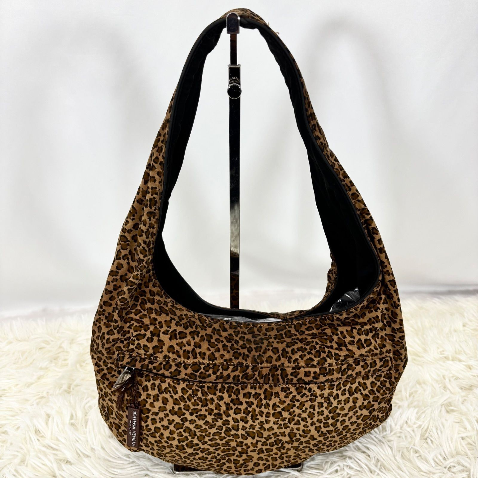 BOTTEGA VENETA Reversible Shoulder Bag Leopard Print With Accessories From Japan