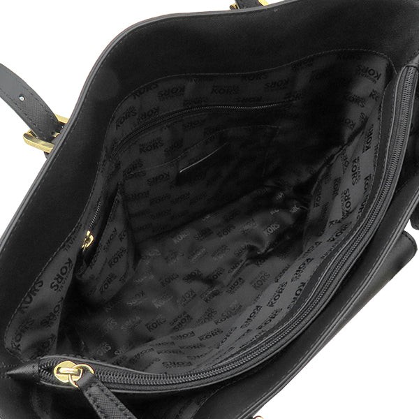 Michael Kors Jet Set Tote Bag 35S6GTTT3L Leather Black Unisex #HDB622