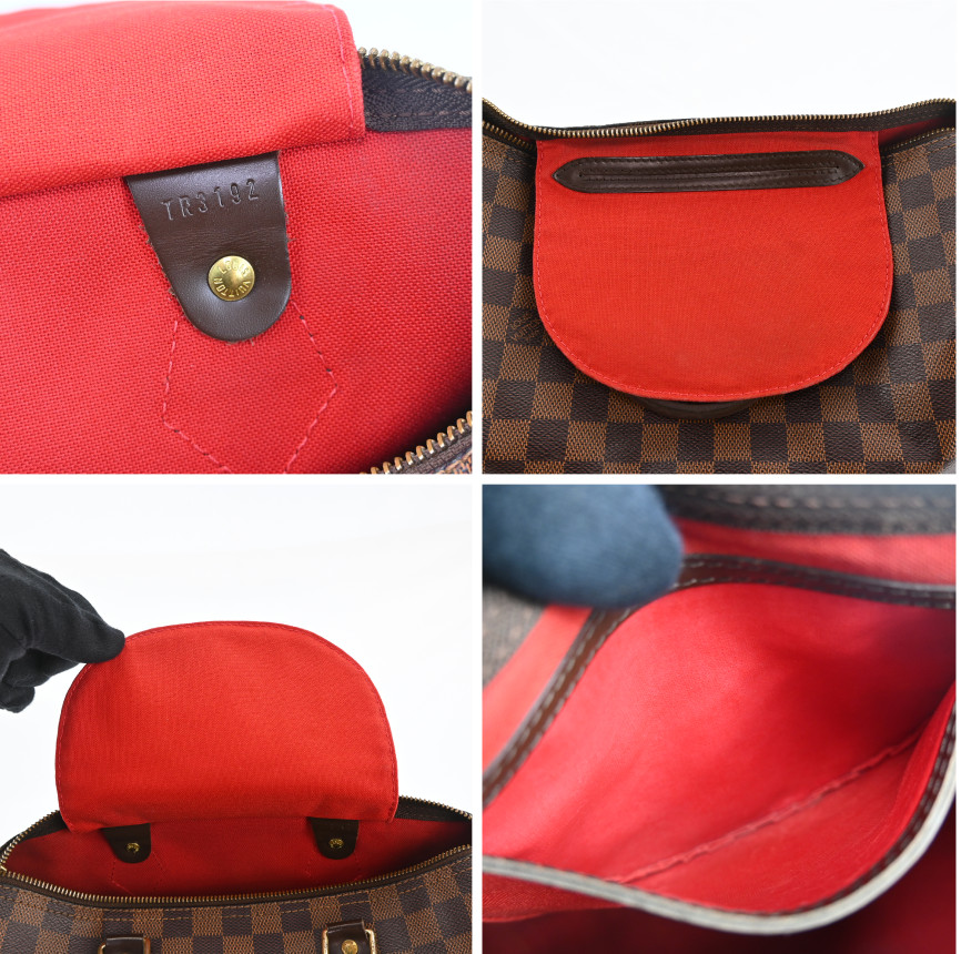 LOUIS VUITTON Damier Ebene Speedy 30 Hand Bag LV C1875OC803