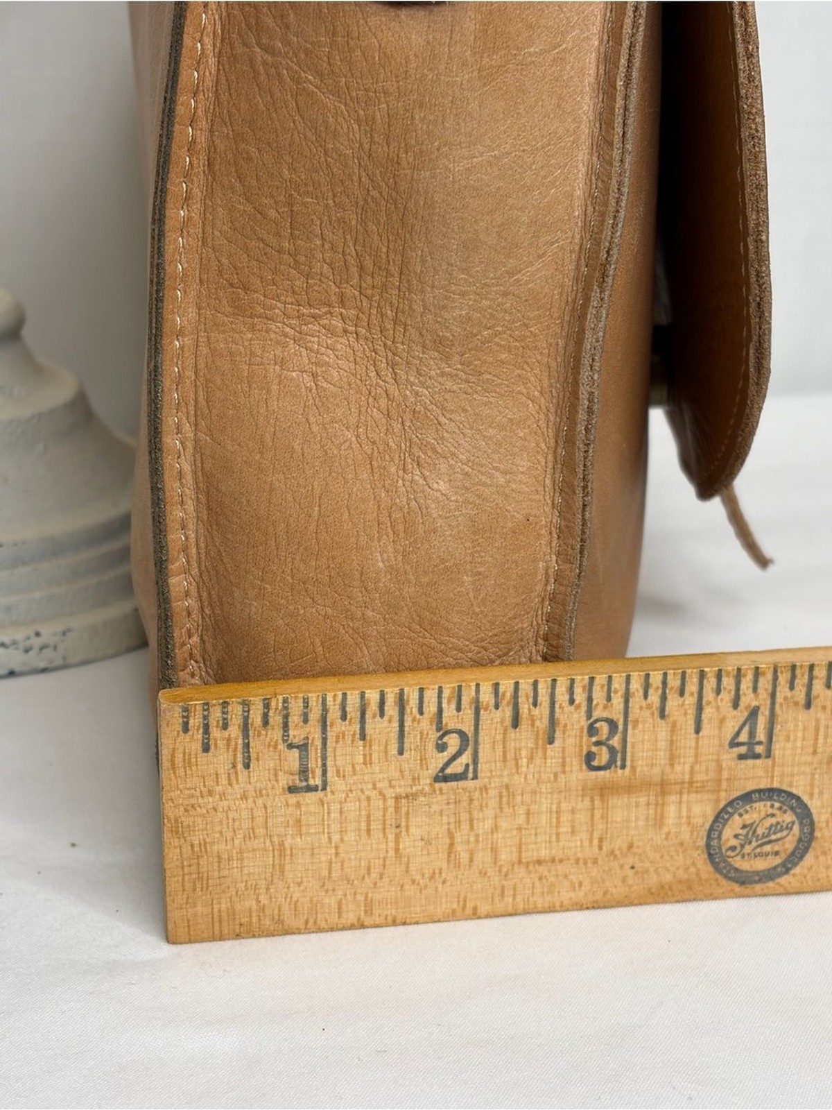 FashionABLE (ABLE) Leather Saddle Bag Tote/crossbody Vintage