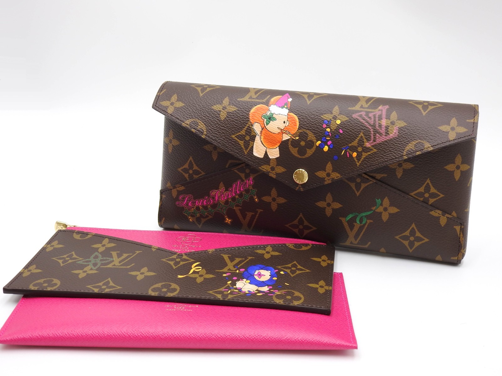 LOUIS VUITTON Vivienne Kirigami Organizer Wallet Monogram Multicolor M15335 3707