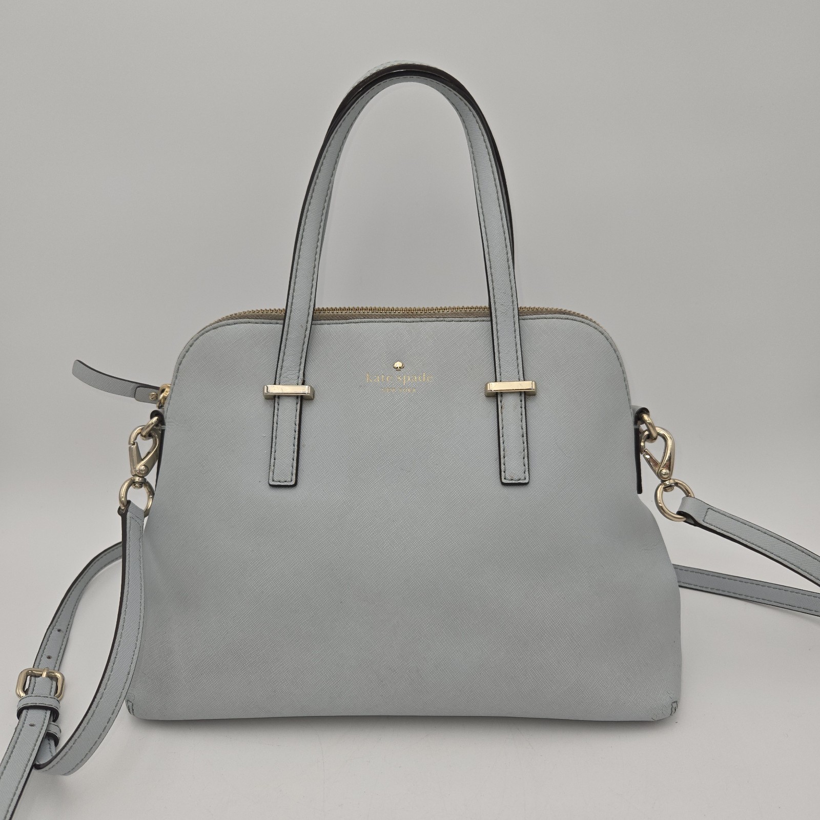 Kate Spade Cedar Street Maise Leather Crossbody Bag Clocktower Blue PXRU4471 Use