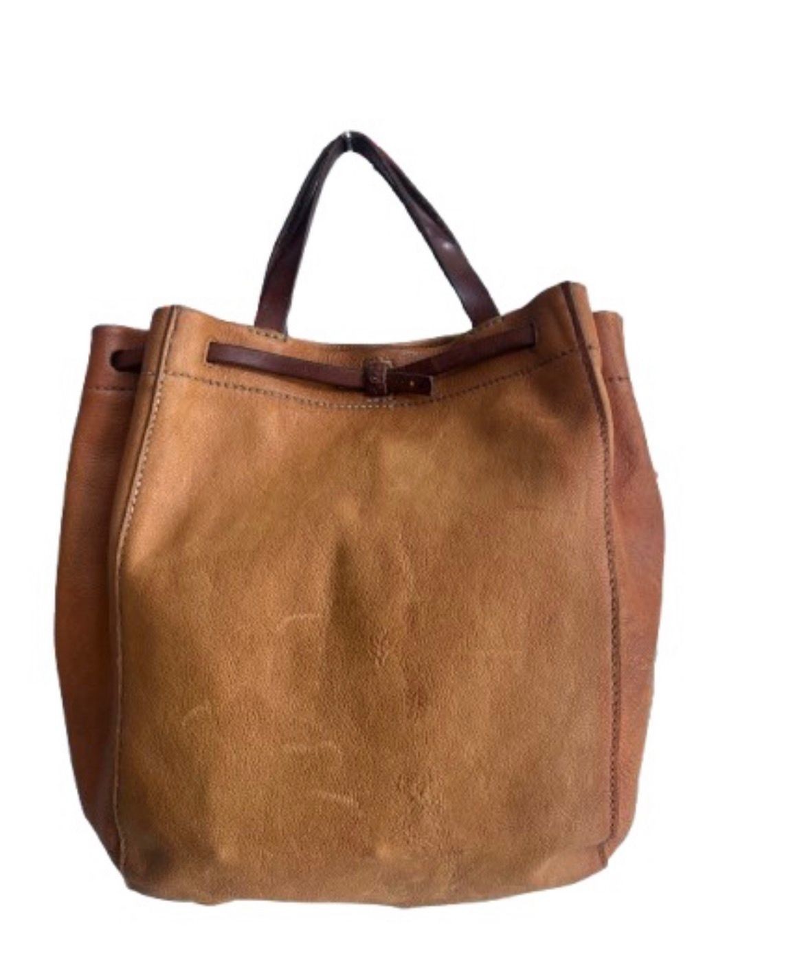 RARE Henry Cuir x Barneys NY Leather Tote | Handmade Italy | Aged Patina VGC