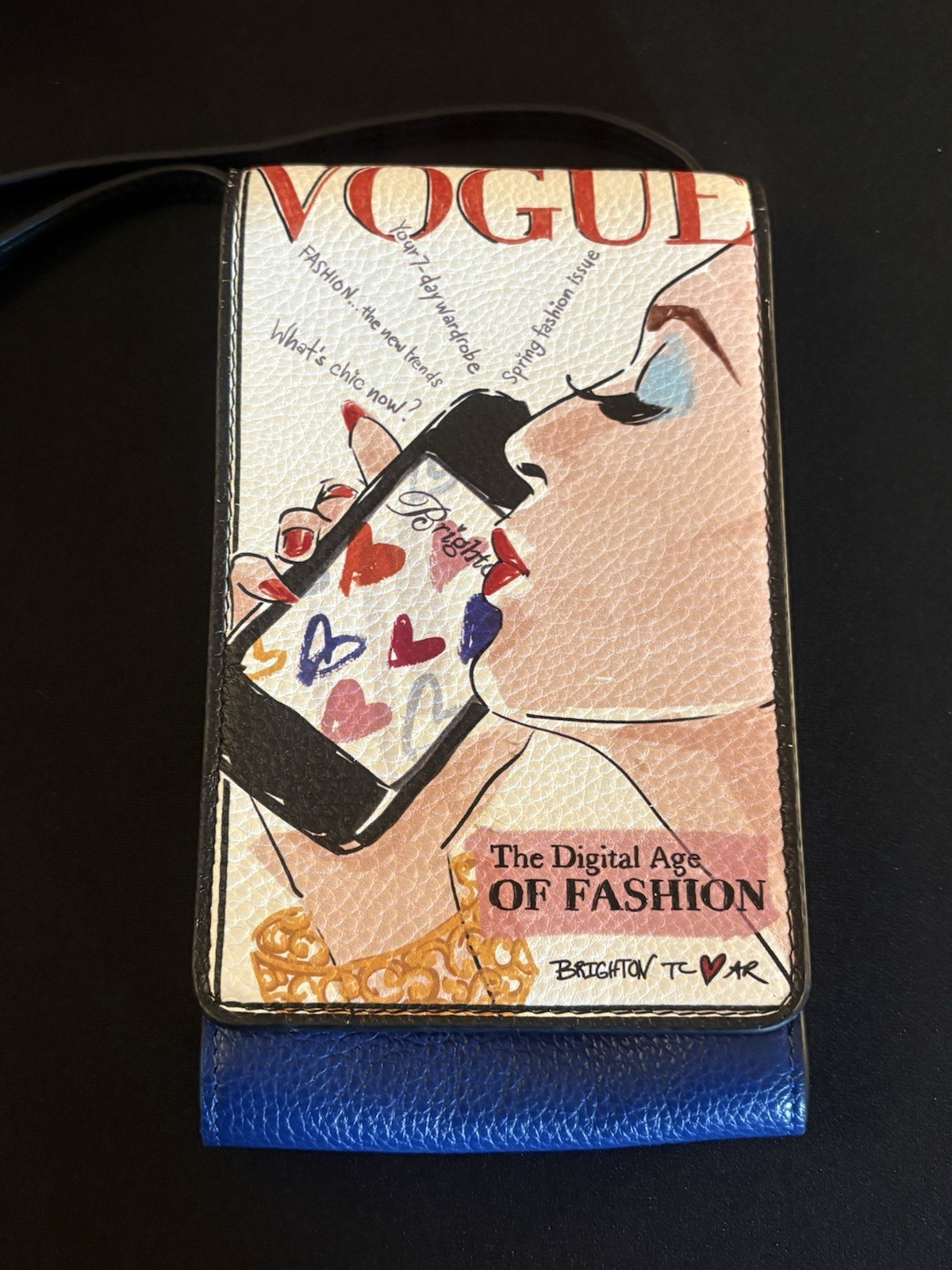 Brighton Fashionista Cover Girls Phone Leather Organizer/Crossbody-TC Ed 1380