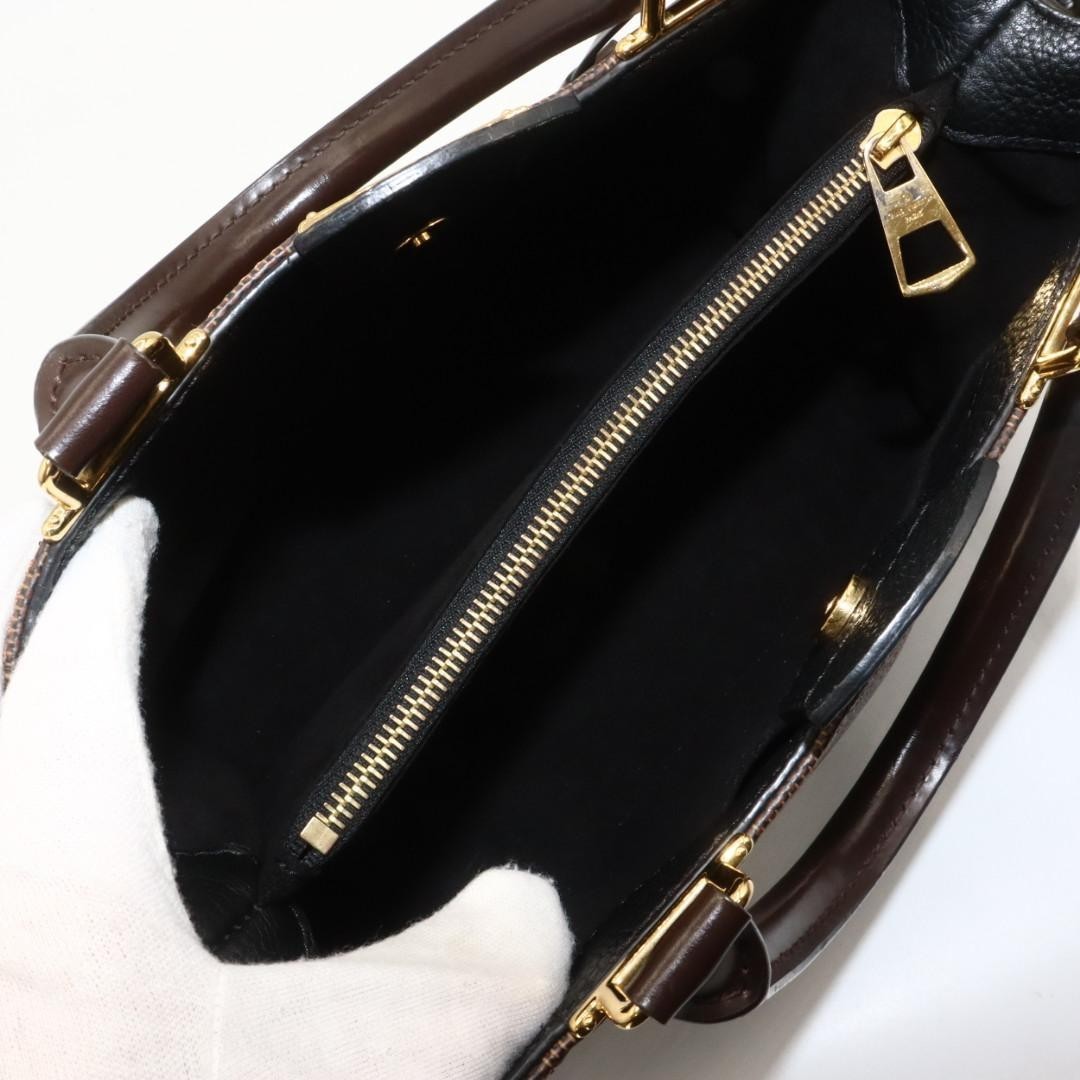 Louis Vuitton Damier Brittany N41673 Handbag Shoulder Bag 2way Brown Authentic