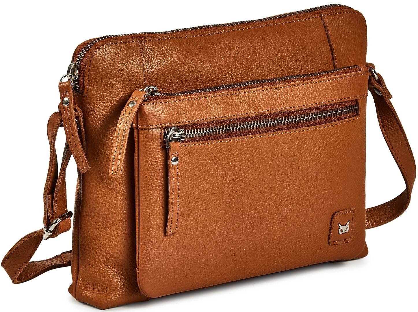 Bolso De Hombro De Cuero Genuino Para Mujer Cartera Crossbody De Lujo