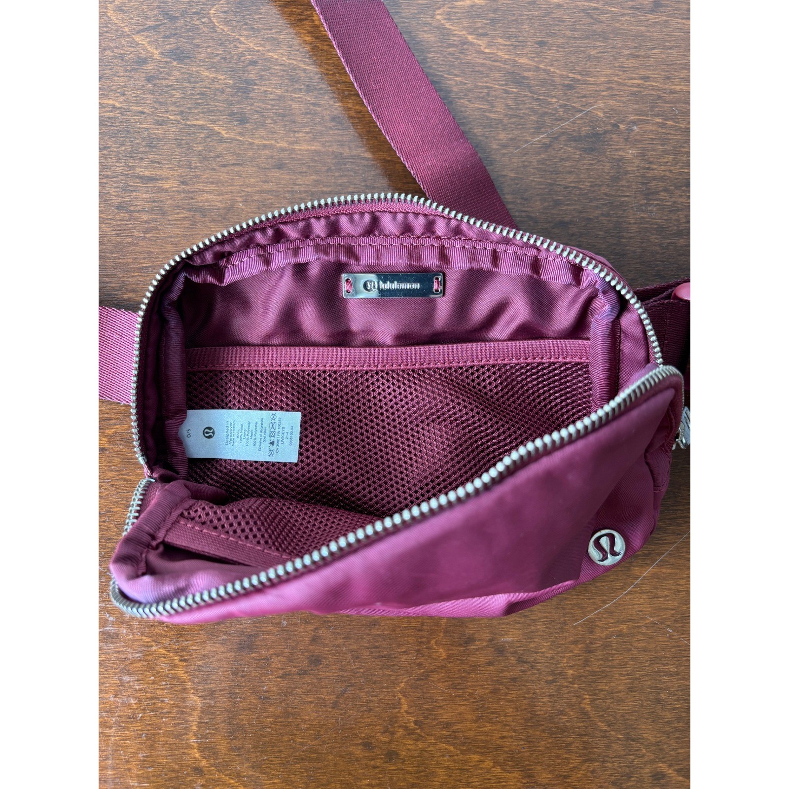 Lululemon Everywhere Belt Bag 1L Burgundy Maroon Crossbody Waist Pack LW9CEYS