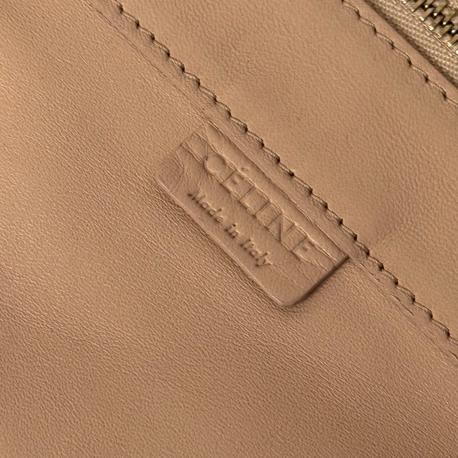 Celine Horizontal Bi Color Cabas Tote Bag Minimalist Quiet Luxury Neutral Purse