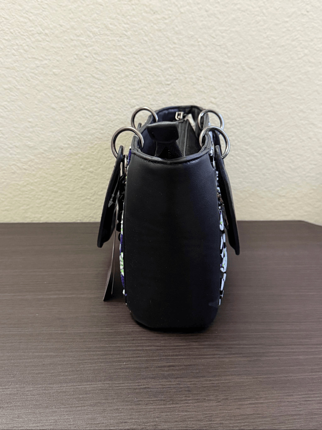 Beetlejuice Sandworm Allover Print Glow-in-the-Dark Crossbody Bag