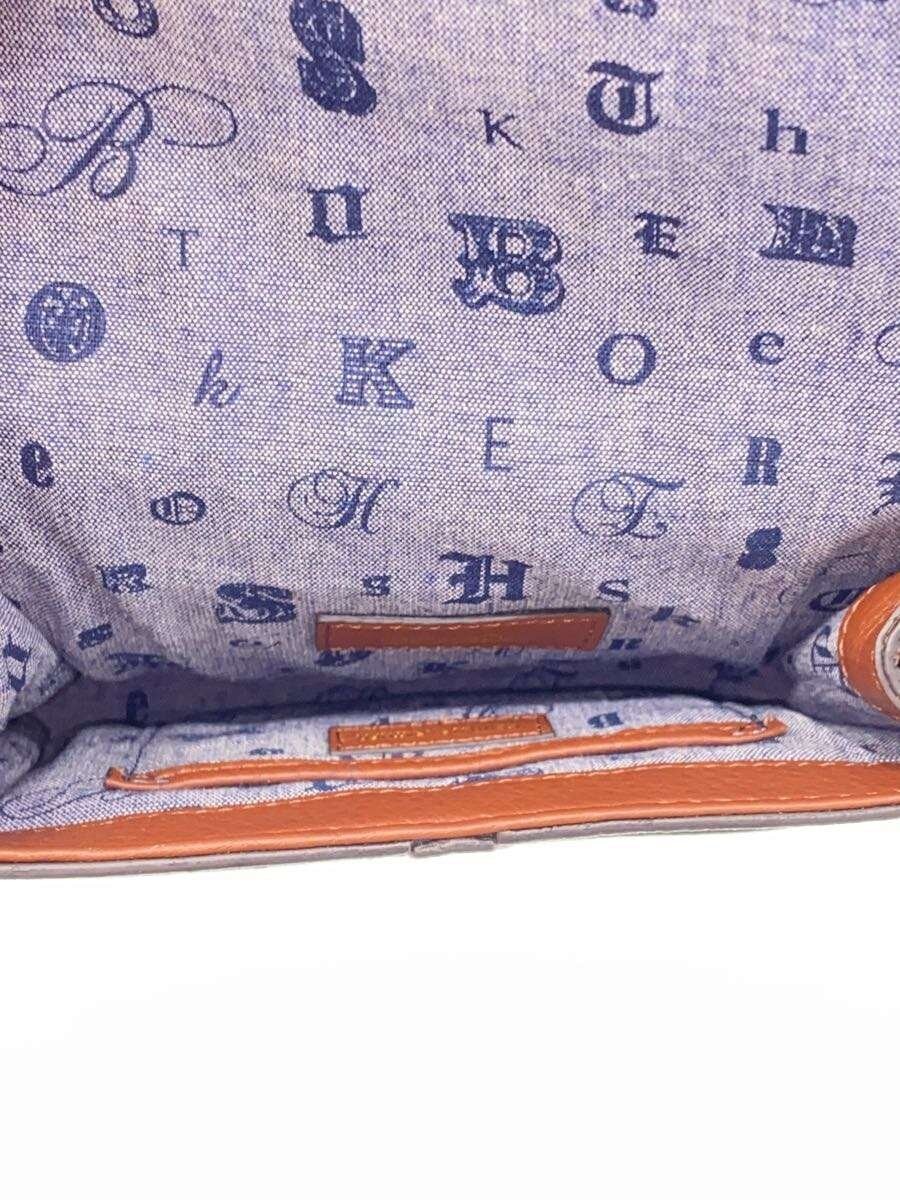 BROOKS BROTHERS Shoulder Bag, Leather, BRW, Plain ? NULL ?