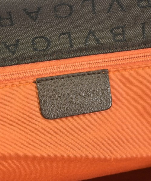 BVLGARI Tote Bags Dark BrownxBlack(Patterned) 2200659907080