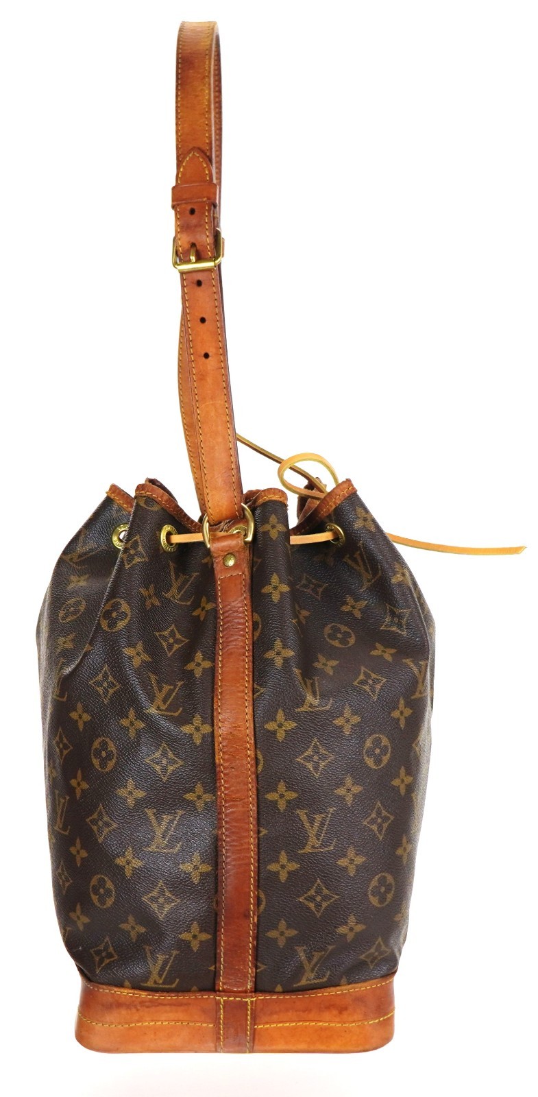 Authentic LOUIS VUITTON LV Monogram Leather Noe GM Shoulder Bag France