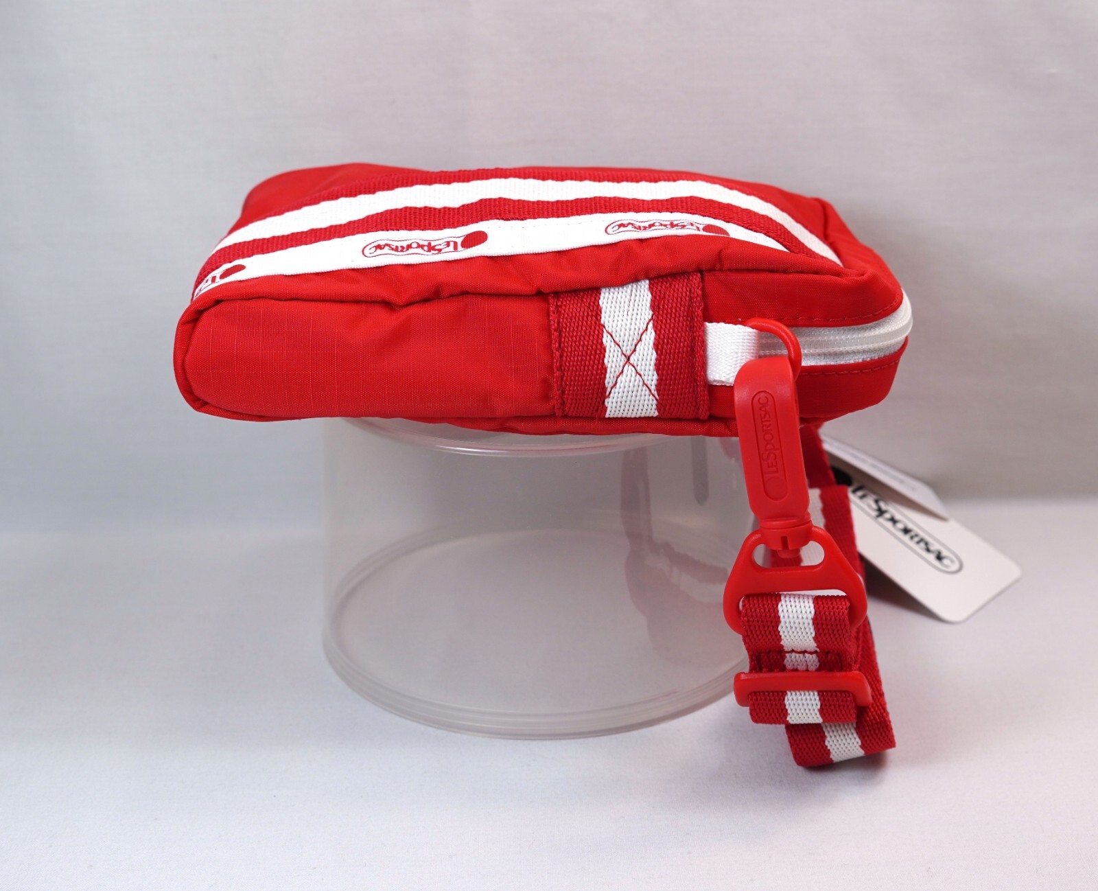 NWT LeSportsac MINI WEB CROSSBODY Cell Phone Bag “Spectator Rouge Red” STK#E
