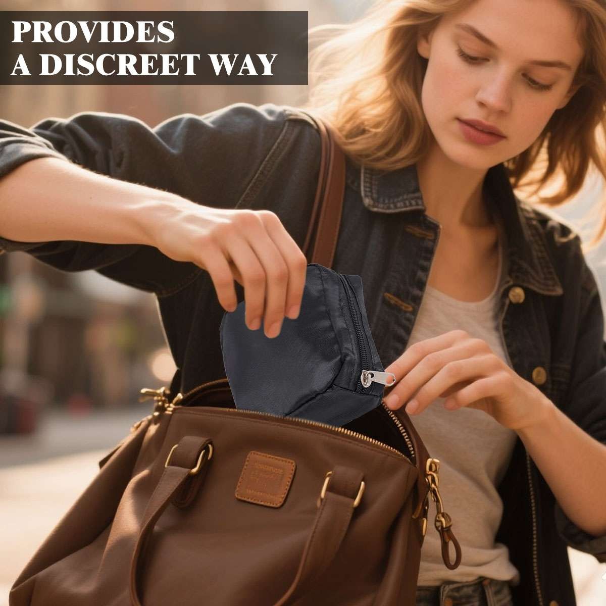Women Sanitary Storage Bag Pad Purse Pouch Towels Napkins Credit Card Holders