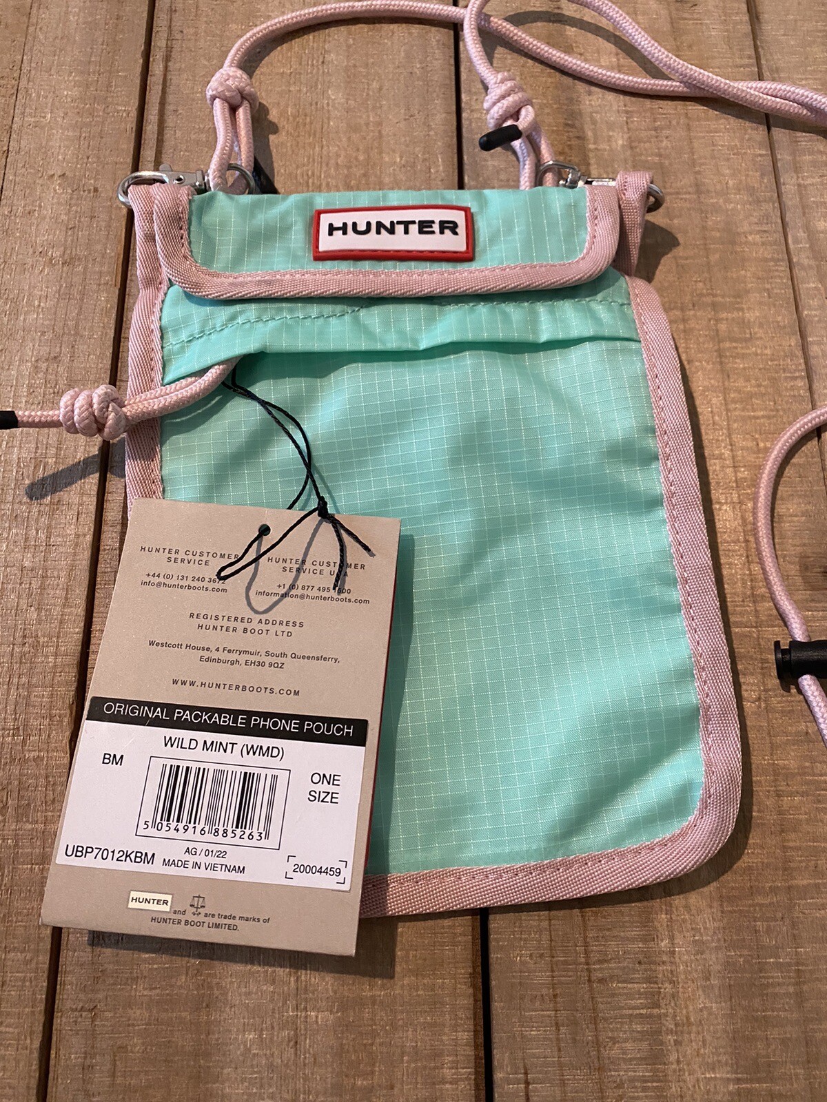 Hunter Original | Adjustable | Packable Phone Pouch | Crossbody Bag | New