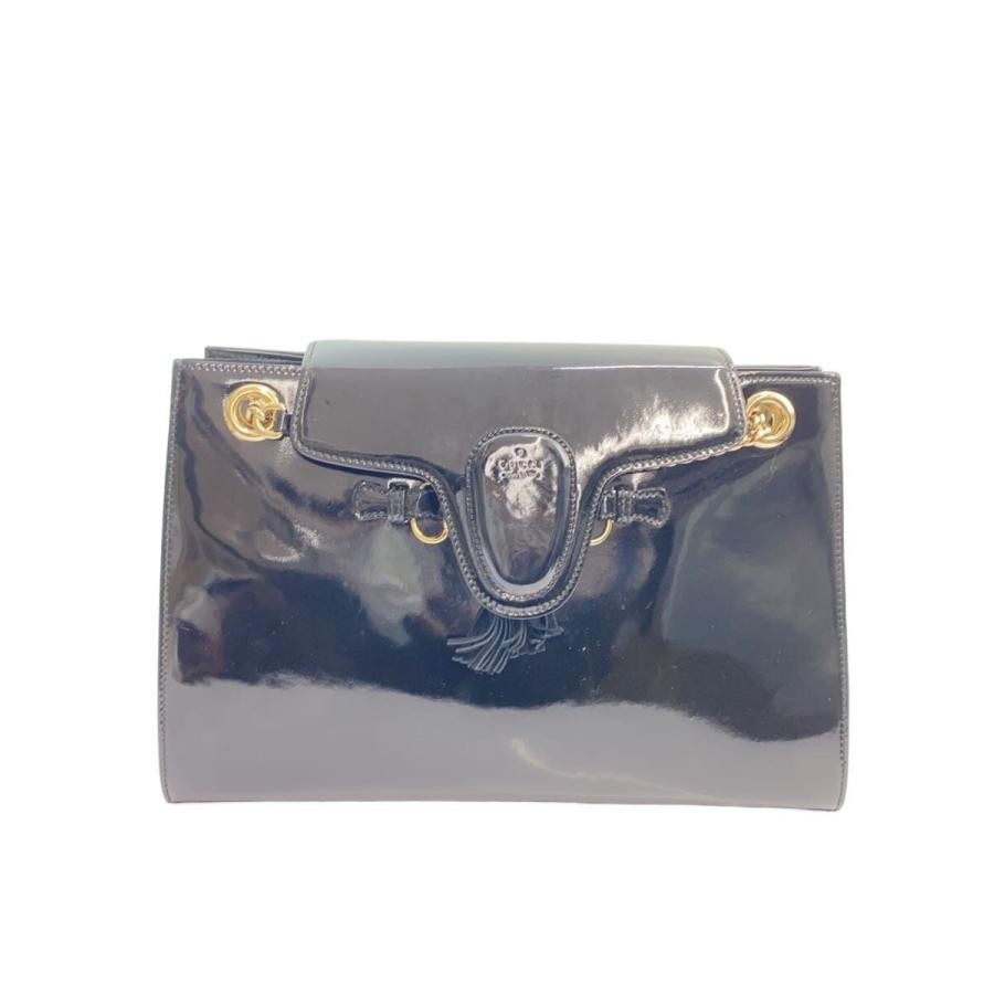 GUCCI Bag: Emily Large Shoulder 295403 A1AEG 1000 Black W35.5H24D9cm w/NA;