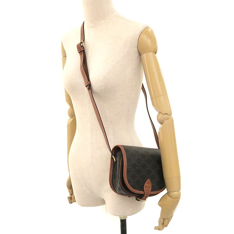Celine Medium 191502BZJ.04LU Calfskin Leather Shoulder Bag #SAB15442