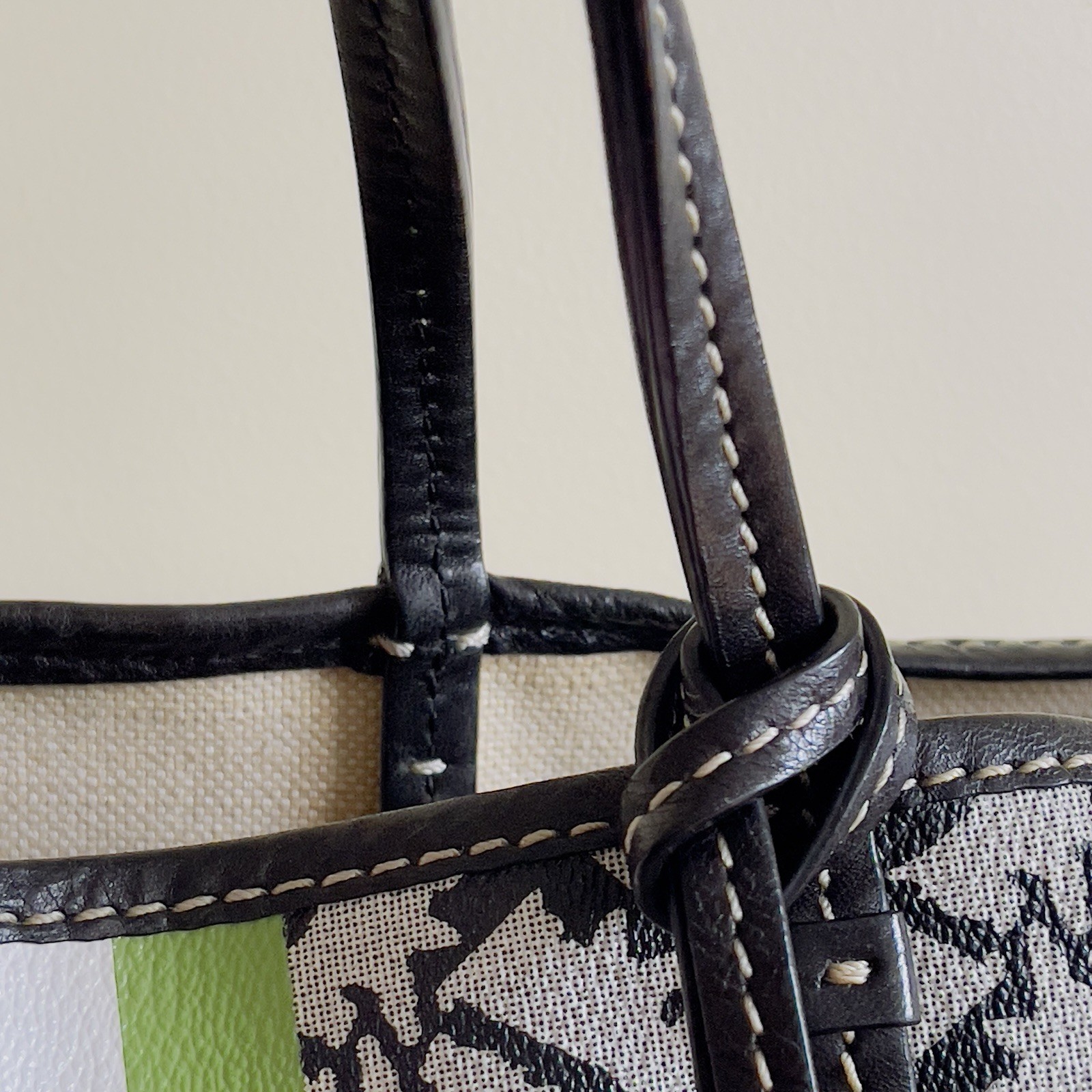 Vintage Juicy Couture Scottie Dog Print Tote Bag Coated Canvas Match Wristlet