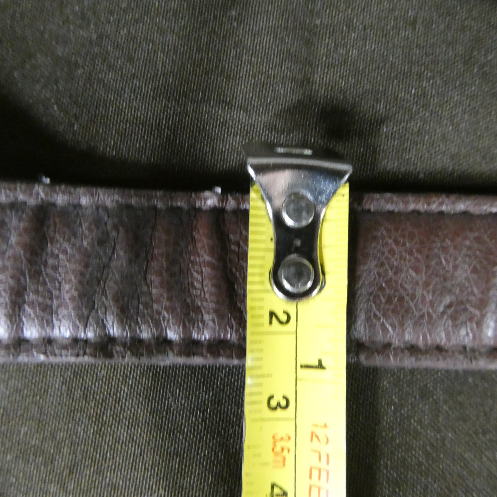 Miche Purse Handles W/Silver Chain Hardware Faux Leather 22.5″ Brown Lot of 2