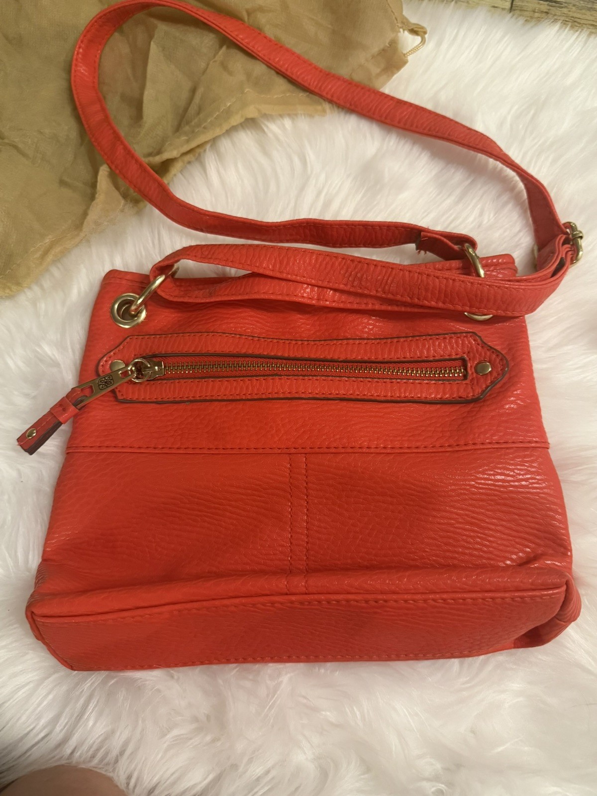 Vibrant Red/Blood Orange Purse in Excellent Condition
