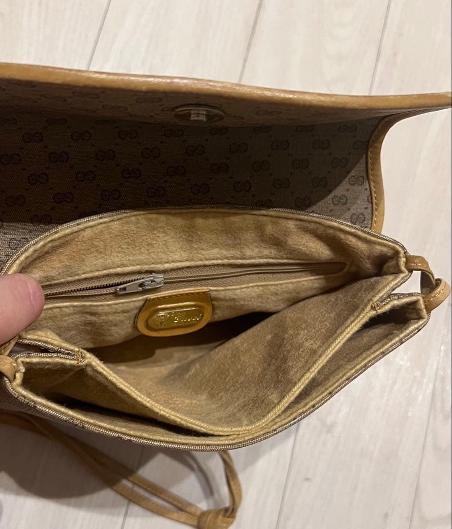 GUCCI GG Shoulder Bag Brown Women Auth 6.69 x 8.26 x 2.36inch