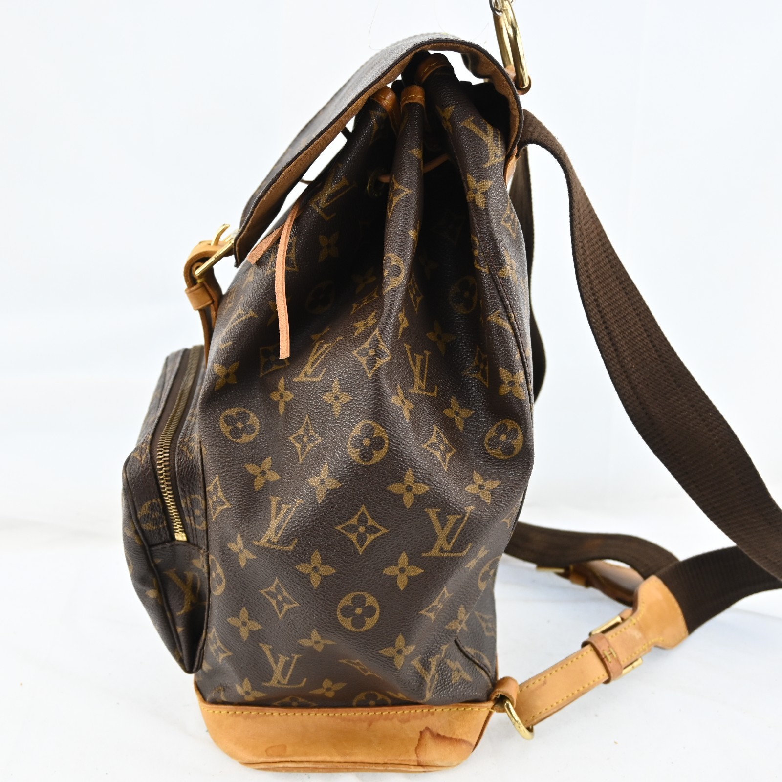 Authentic Louis Vuitton Monogram Montsouris GM Backpack M51135 P4773RJ710