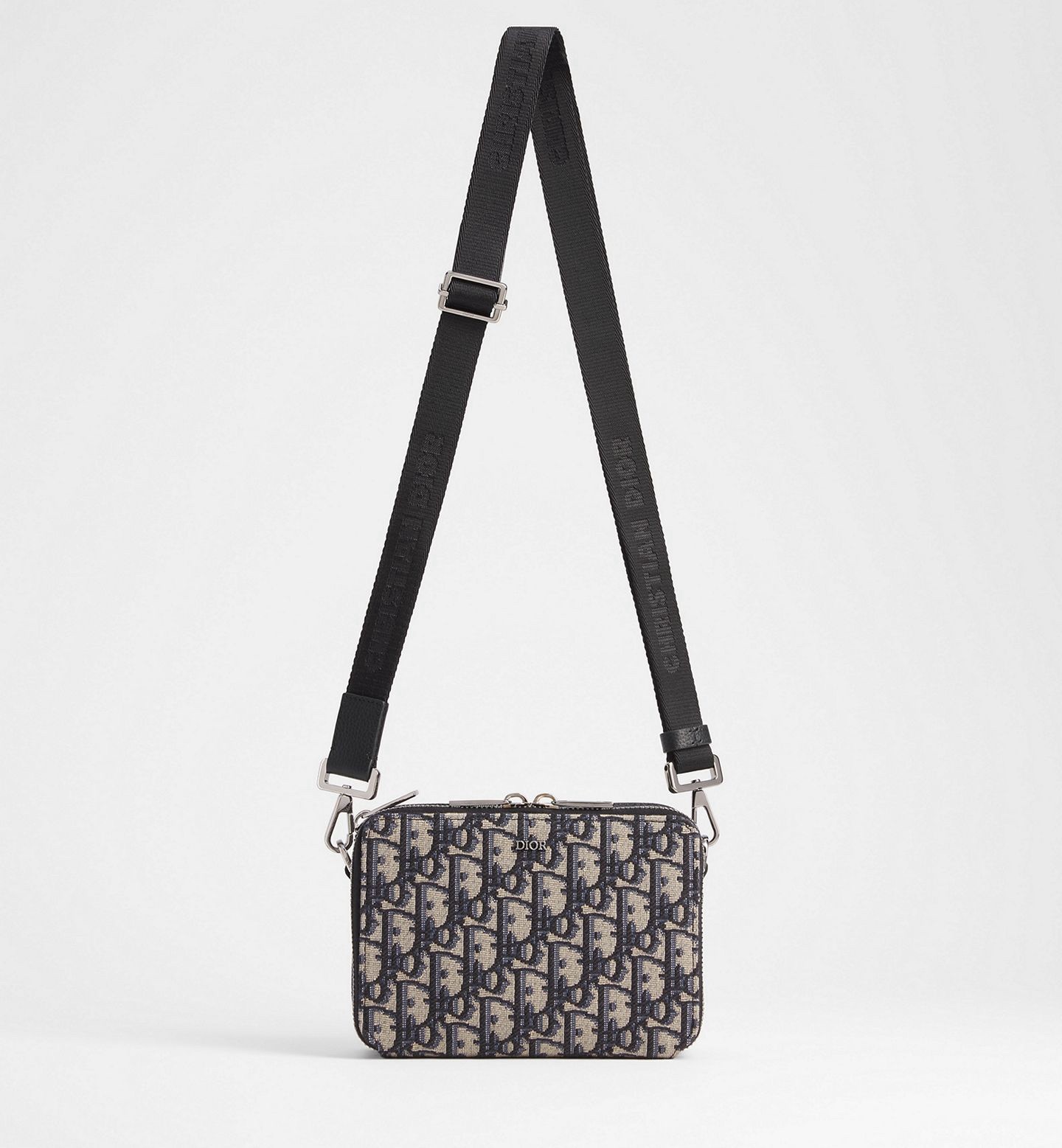 Dior Crossbody Blue Canvas Oblique Bag