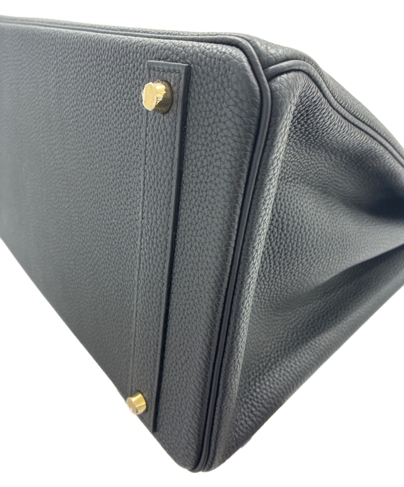 Hermes Birkin 40 Taurillon Clemence Black Handbag Gold Hardware 2018 #TFB042
