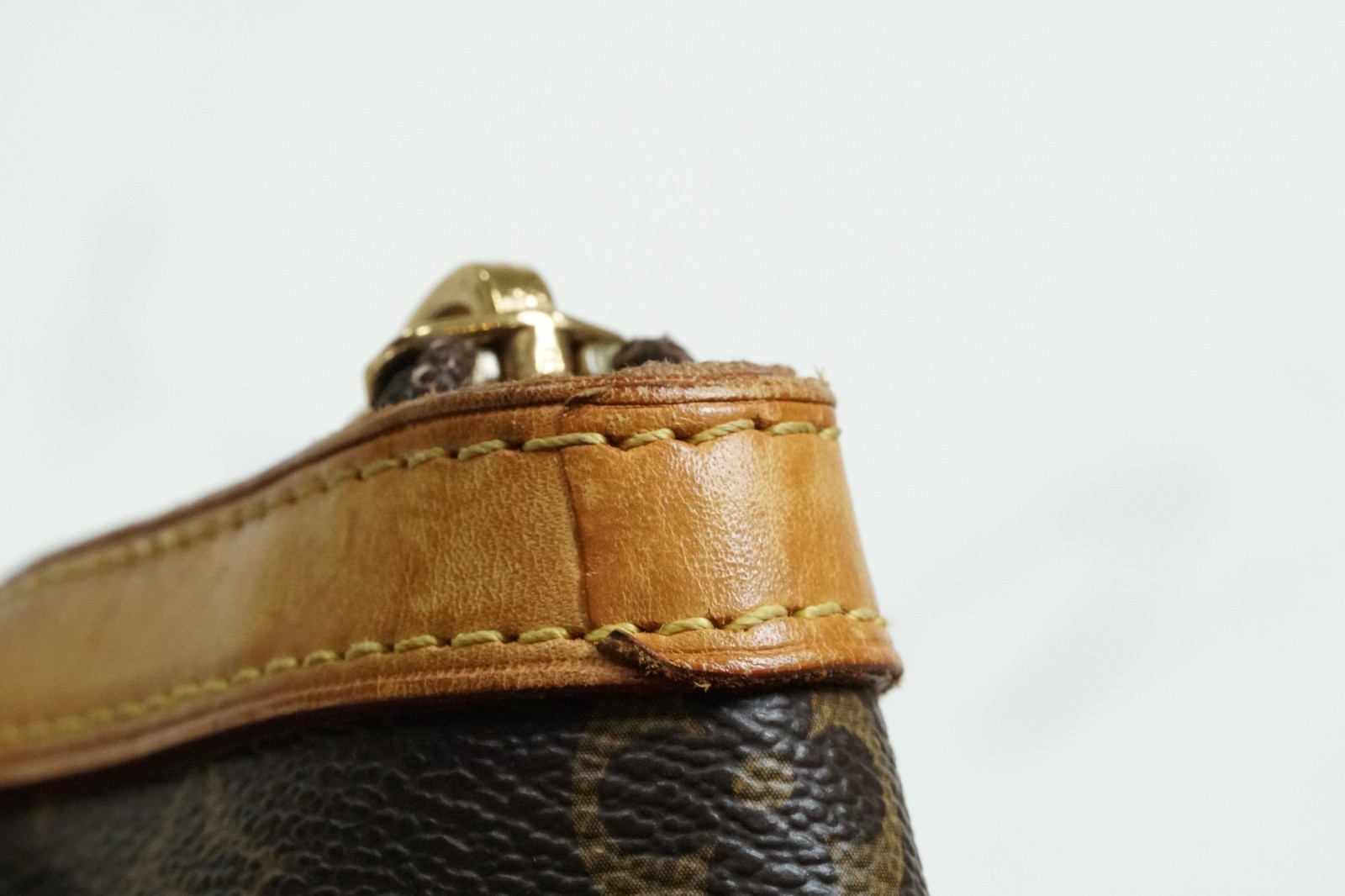 [AB Good] Louis Vuitton Monogram Tivoli PM Handbag M40143 Brown Vintage Canvas