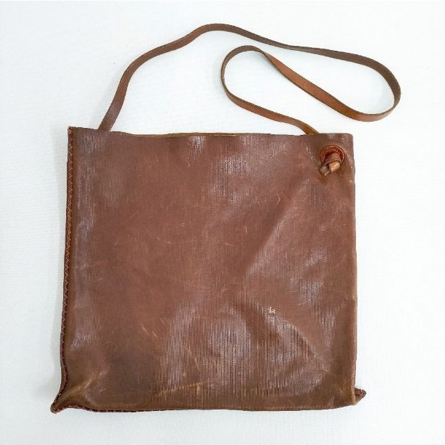 Henry Cuir Leather Tote Bag Brown Authentic From Japan