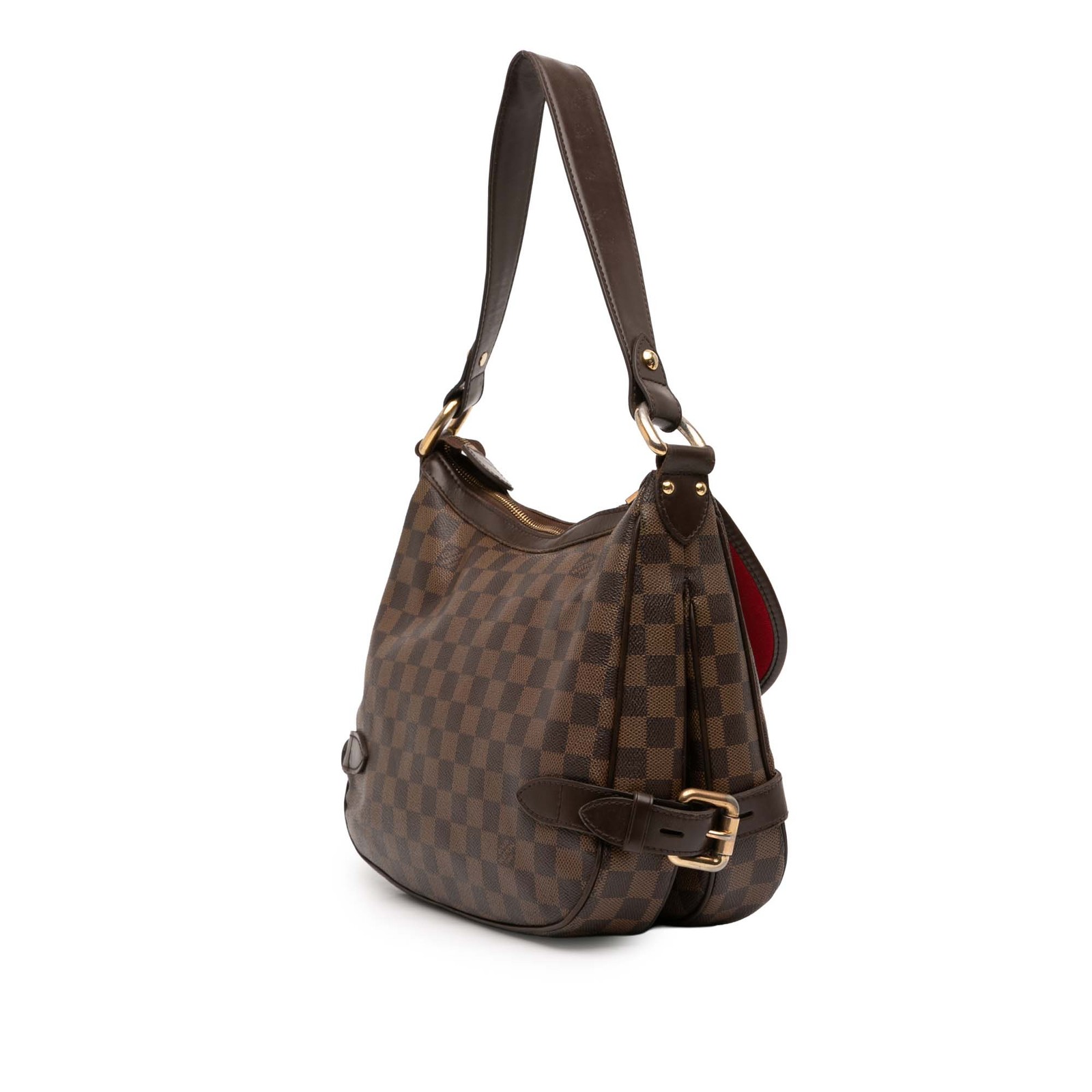 Louis Vuitton LV Damier Ebene Highbury Pre-Loved Brown Bag