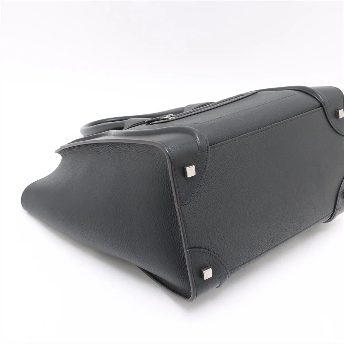 Celine Luggage Mini shopper Leather Hand bag Black