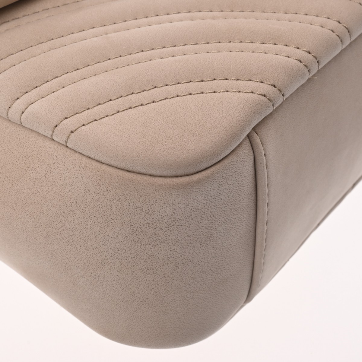 Gucci 837267 498879 Shoulder Bag Suede Beige #WB3400