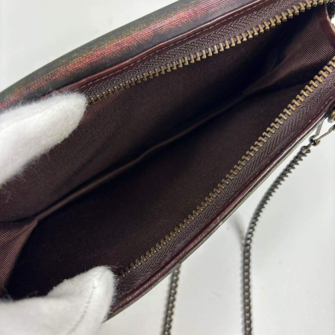 Jean Paul Gaultier V Cyber ​​Shoulder Bag Chain Wallet Vintage From Japan