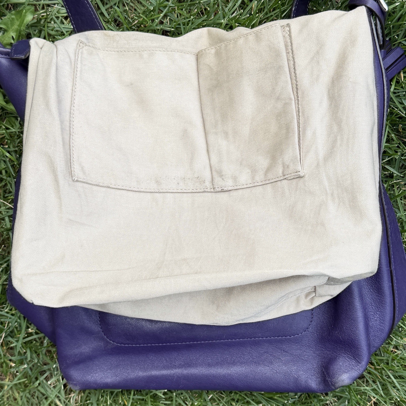 RARE Coach Legacy Marine Leather Duffle Hobo 19889 Vintage Shoulder Bag Purple
