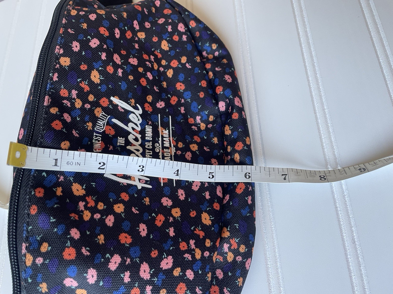 Herschel 4.5 L Kaine Hip Pack Black Floral Large Fanny Lumbar Belt Bag Gorpcore