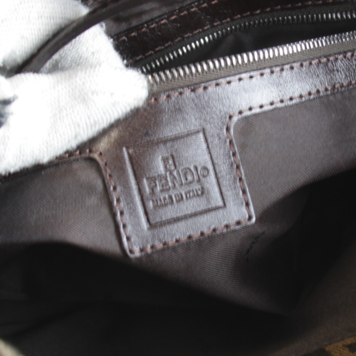 [Price Reduction] Excellent Condition ‘USED’ FENDI Zucca Mamma Bucket Logo S…