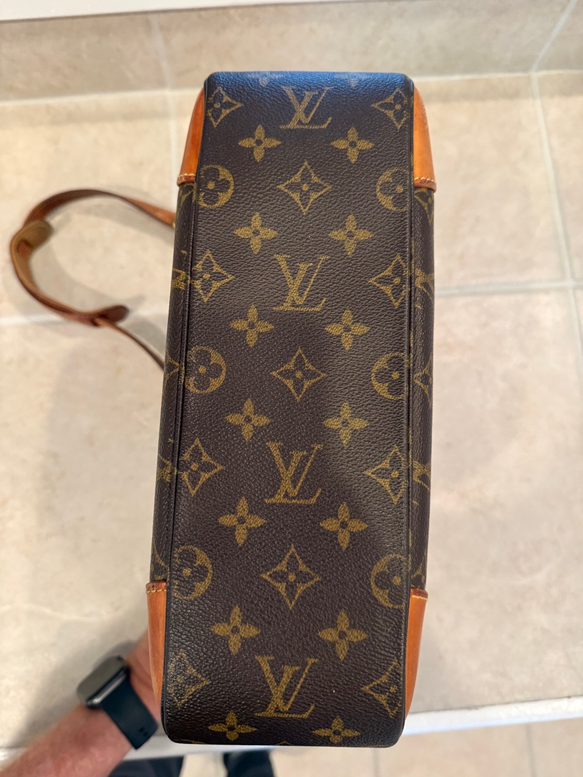 Authentic Louis Vuitton Boulogne Shoulder Bag Monogram Canvas 2002 VintageFrance