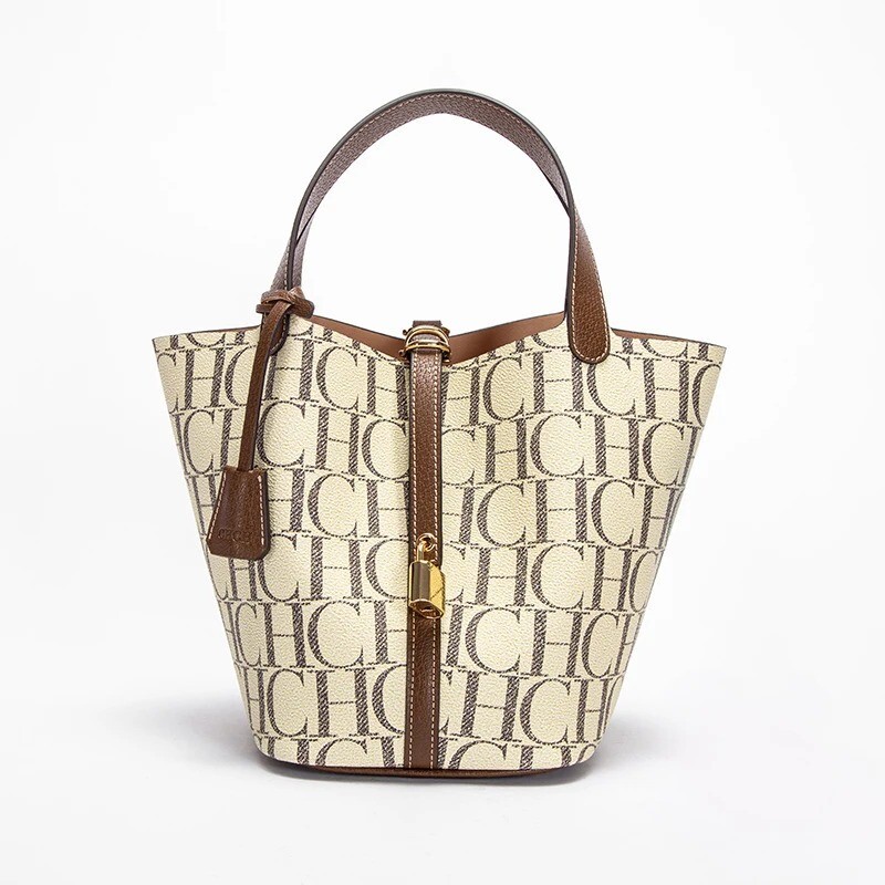 Luxury Brand 2024 Fashion Women’s Handbag Pvc Jacquard Texture Women’s Shoulder