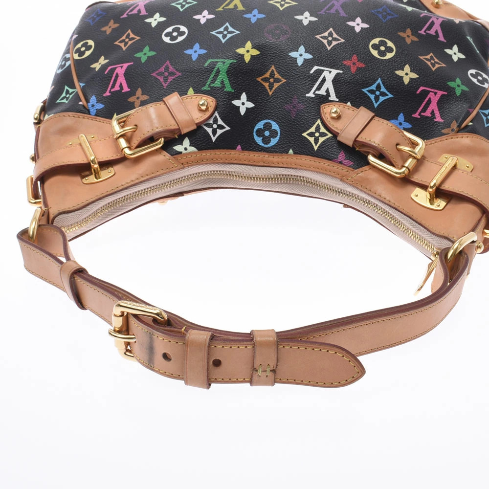 LOUIS VUITTON Multicolor Greta Black Monogram Shoulder Bag