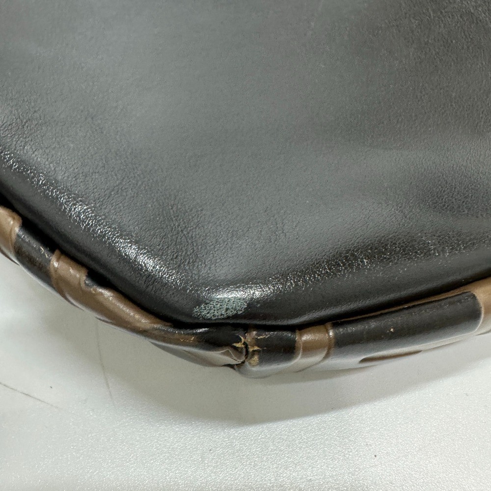 FENDI 7VA434 Crossbody bag Shoulder Bag Zucca Bag body bag Leather Brown/Black