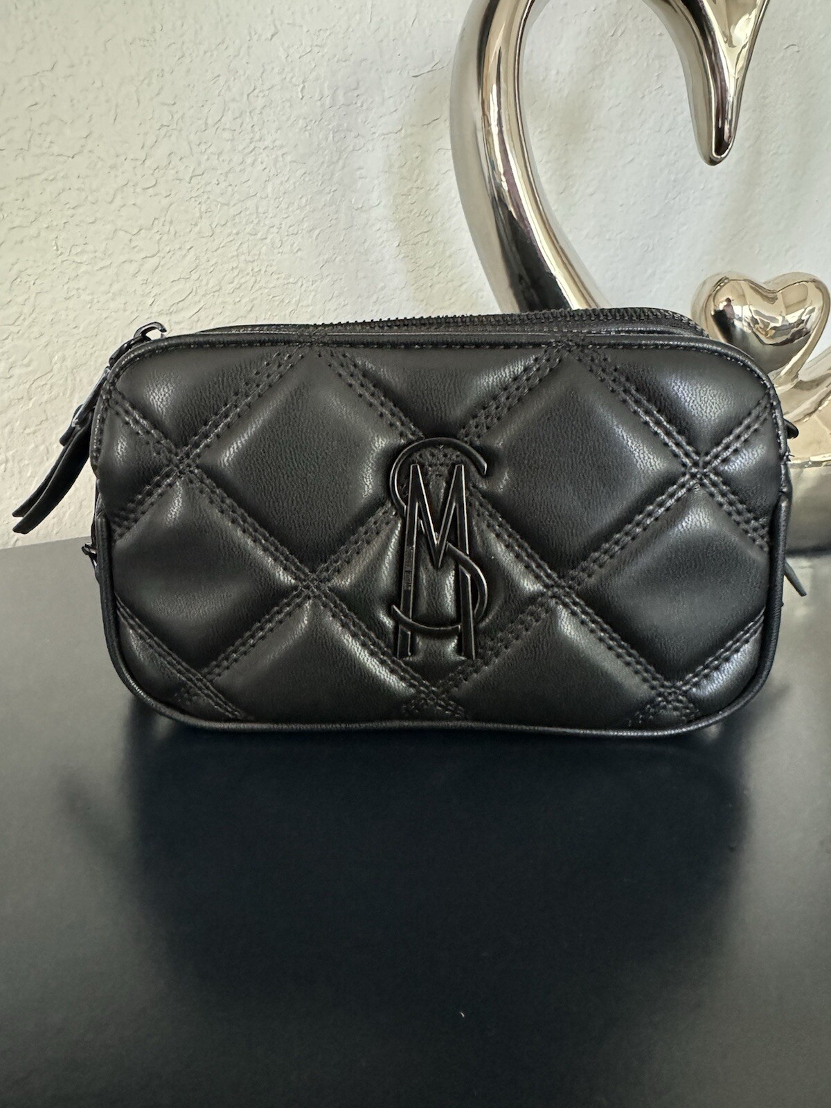 Steven Madden Crossbody Purse Black New