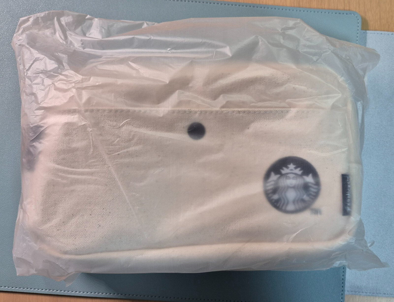Starbucks Ivory Siren Canvas Pouch – 240x140x80mm